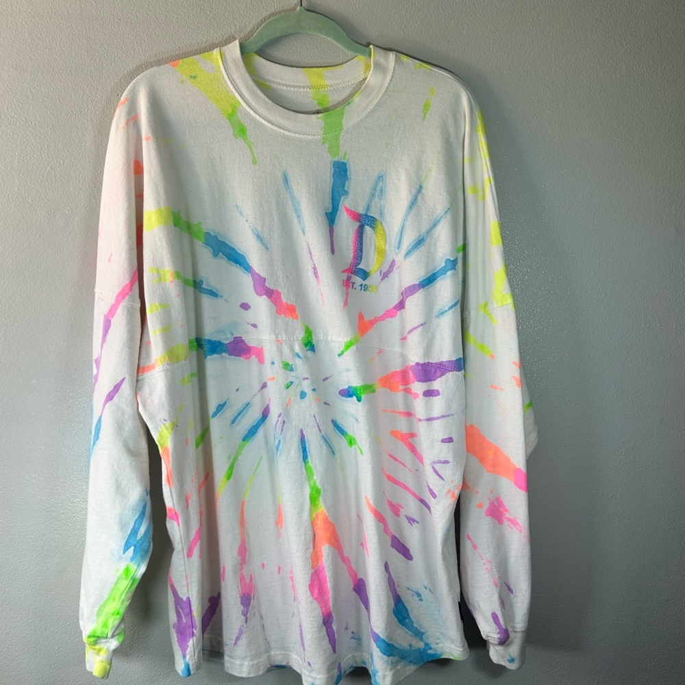 Disney Vibrant Tie-Dye Long Sleeve Jersey